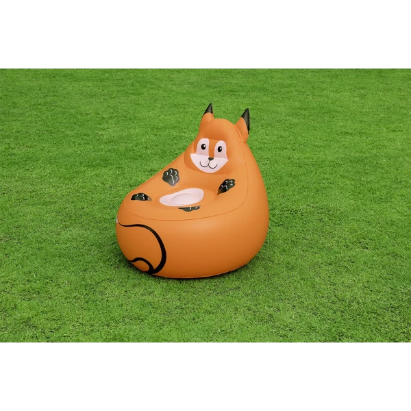 BESTWAY CHILDREN INFLATABLE CHAIR 72X72X64 cm  COZY CRITTERS - FOX