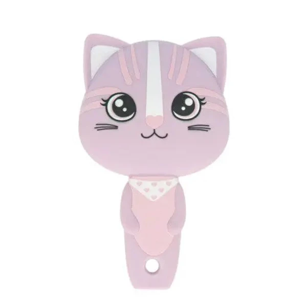 HAIR BRUSH ANIMALS - 4 DESIGNS