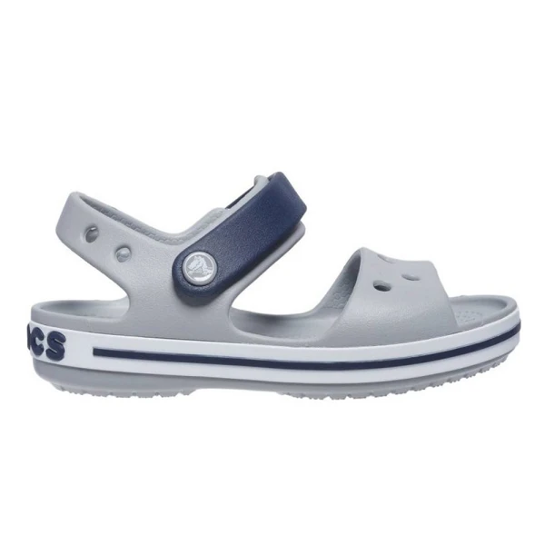 CROCS ΣΑΝΔΑΛΙΑ CROCBAND KIDS LIGHT GREY-NAVY