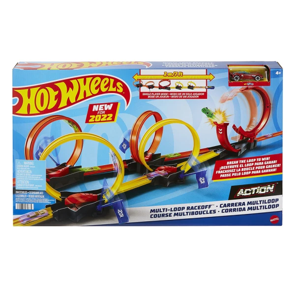 HOT WHEELS ΠΙΣΤΑ ΓΙΑ ΚΟΝΤΡΕΣ ΜΕ ΠΟΛΛΑΠΛΑ ΛΟΥΠ