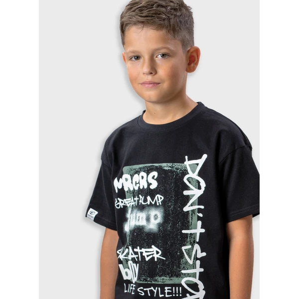 ENERGIERS BLOUSE BOY BLACK