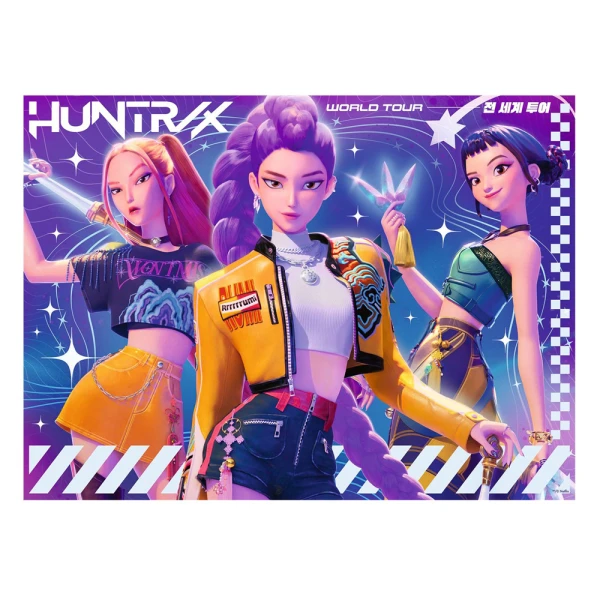 RAVENSBURGER ΠΑΖΛ 150XXL τεμ. K-POP DEMON HUNTERS HUNTRIX WORLD TOUR