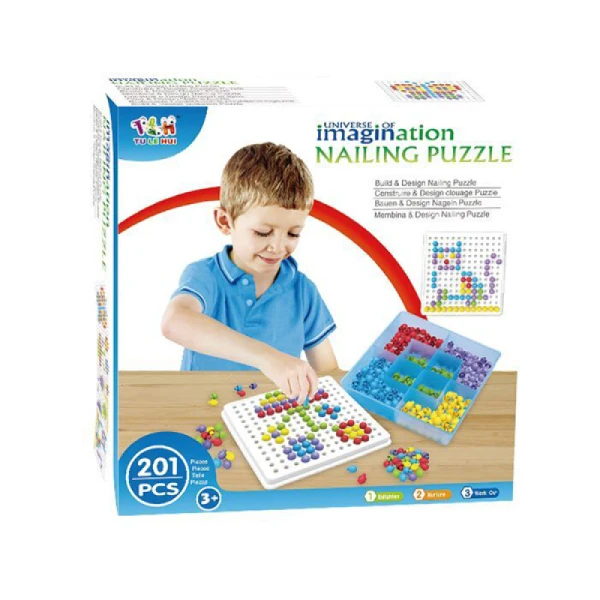 BOARD GAME MOSAIC WITH SCREWS 201 pcs.