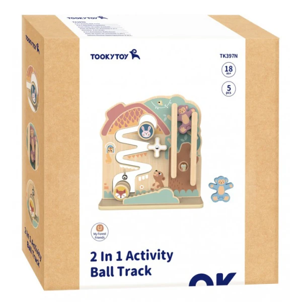 TOOKY TOY 2 ΣΕ 1 ΞΥΛΙΝΟΣ ΠΙΝΑΚΑΣ ΔΡΑΣΤΗΡΙΟΤΗΤΩΝ