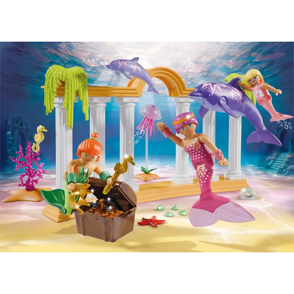 PLAYMOBIL PRINCESS MAGIC MERMAID TREASURE WITH DOLPHINS