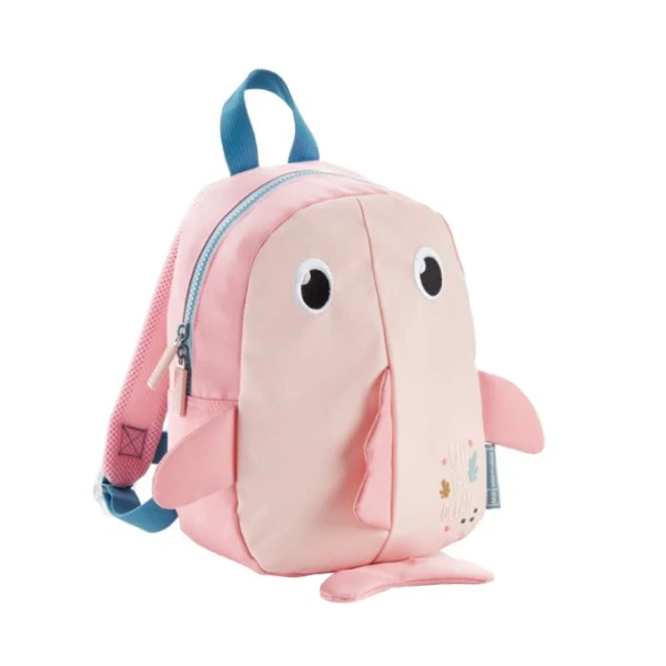 MIQUELRIUS BACKPACK 28X21X10 cm FISH SAVE THE OCEAN PINK