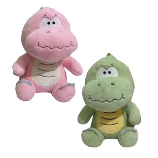 38 CM. PLUSH DINOSAUR - 2 COLORS