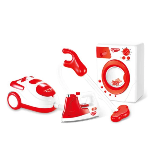 APPLIANCE SET IRON, WASHING MACHINE, VACUUM CLEANER 
