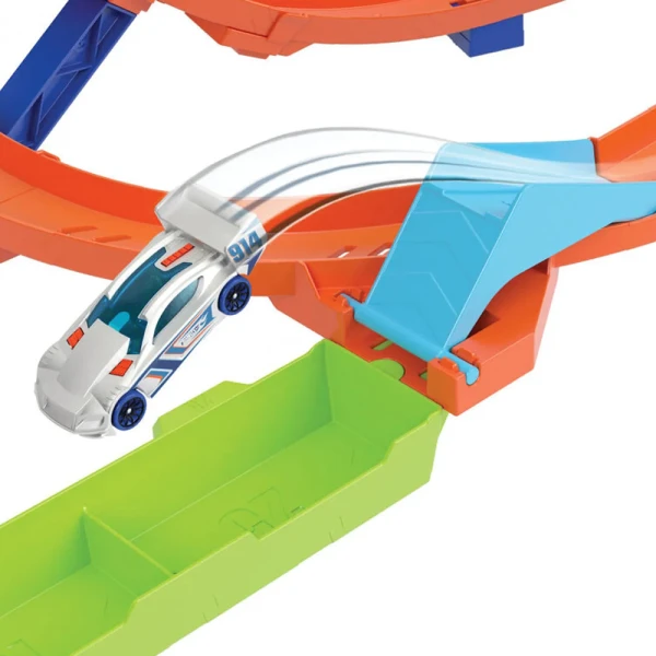HOT WHEELS TRACK SUPER EXTREME LOOP CYCLONE CHALLENGE