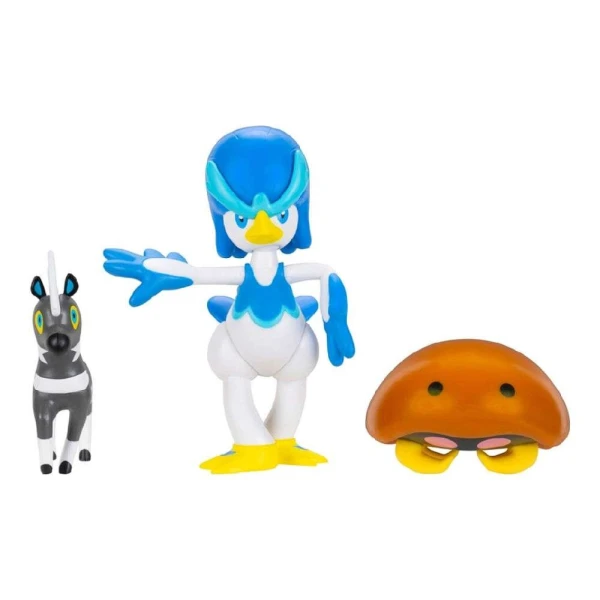 POKEMON FIGURES W26 BLITZLE-KABUTO-QUAXWELL