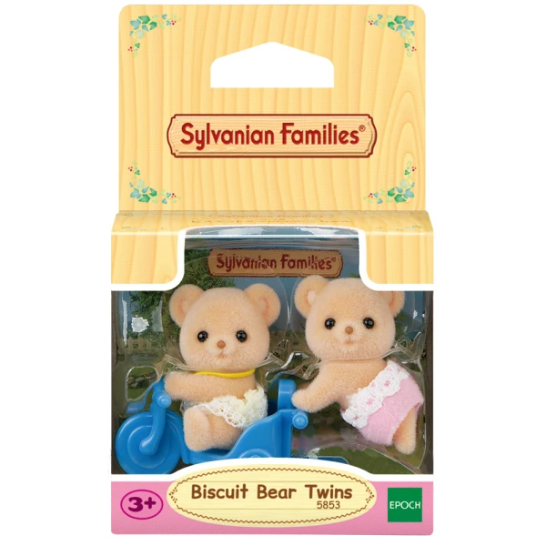 THE SYLVANIAN FAMILIES BISCUIT BEAR TWINS