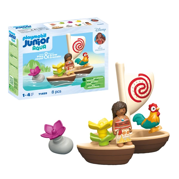 PLAYMOBIL JUNIOR & DISNEY MOANA\'S SAIL BOAT