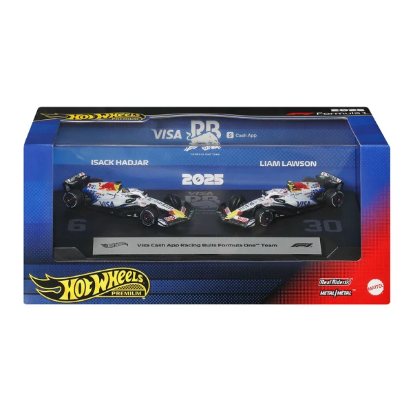 HOT WHEELS F1 COLLECTIBLE CAR SET OF 2 - ISACK HADJAR & LIAK LAWSON