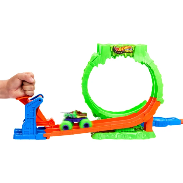 HOT WHEELS MONSTER TRUCKS ΠΙΣΤΑ ΣΥΓΚΡΟΥΣΗΣ ΜΕ SLIME 