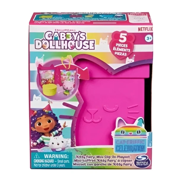 GABBY\'S DOLLHOUSE ΜΙΝΙ ΣΠΙΤΑΚΙΑ ΜΕ ΚΛΙΠ - 3 ΣΧΕΔΙΑ