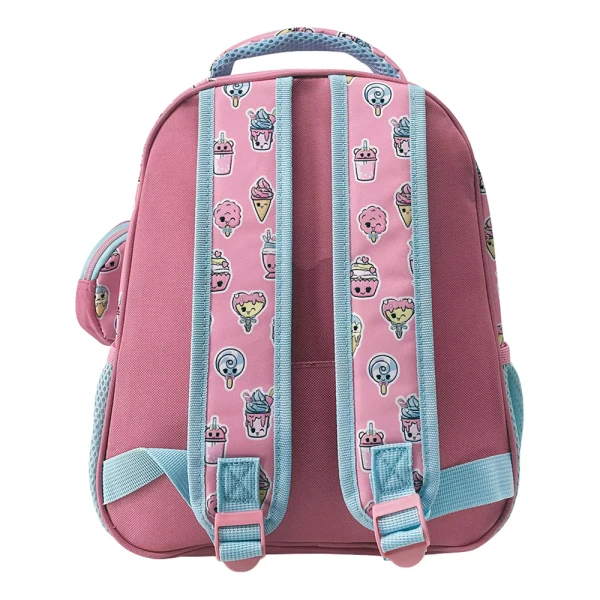 MUST TEAM PRESCHOOL BACKPACK 27X10X31 cm WITH 2 COMPARTMENTS PINK CUPCAKE
