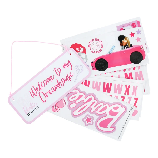 PALADONE LIGHT BARBIE CUSTOMISABLE ROOM SIGN SET