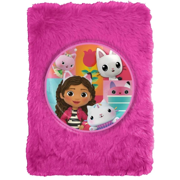 PLUSH NOTEBOOK A5 GABBY\'S DOLLHOUSE