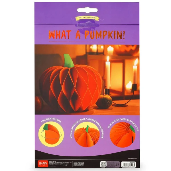 LEGAMI WHAT A PUMPKIN! ΠΤΥΣΣΟΜΕΝΗ ΧΑΡΤΙΝΗ ΚΟΛΟΚΥΘΑ