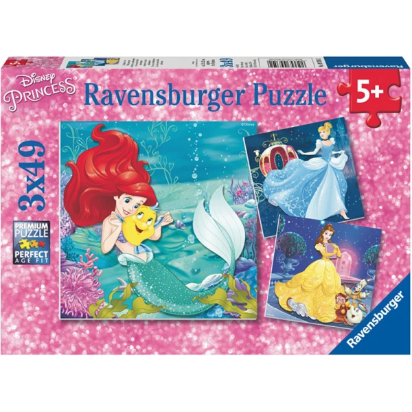 RAVENSBURGER ΠΑΖΛ 3Χ49 τεμ. ΠΡΙΓΚΙΠΙΣΣΕΣ ΣΕ ΠΕΡΙΠΕΤΕΙΕΣ