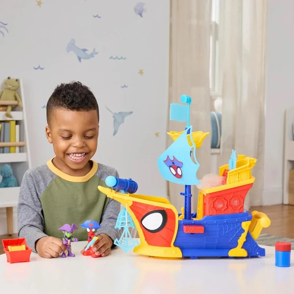 SPIDEY AND HIS AMAZING FRIENDS WEBS AHOY BUBBLE SHIP