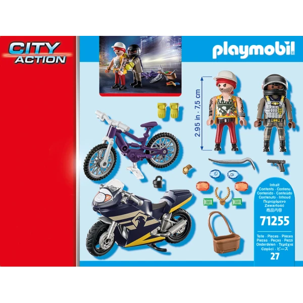 PLAYMOBIL CITY ACTION STARTER PACK SPECIAL FORCES AND THIEF