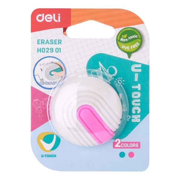 DELI ΓΟΜΑ 45X10mm U-TOUCH - 2 ΧΡΩΜΑΤΑ