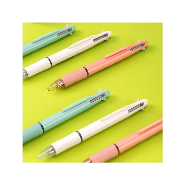 DELI ΣΤΥΛΟ BALLPOINT 1mm ΤΕΤΡΑΧΡΩΜΟ MACARON - 3 ΧΡΩΜΑΤΑ