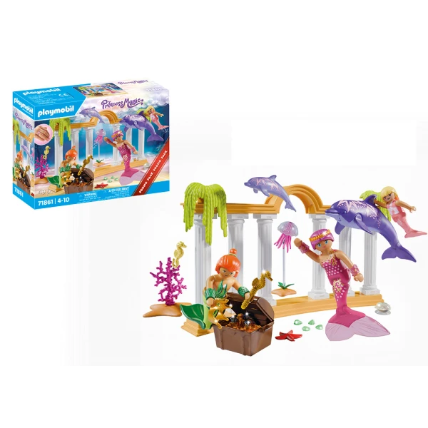 PLAYMOBIL PRINCESS MAGIC MERMAID TREASURE WITH DOLPHINS