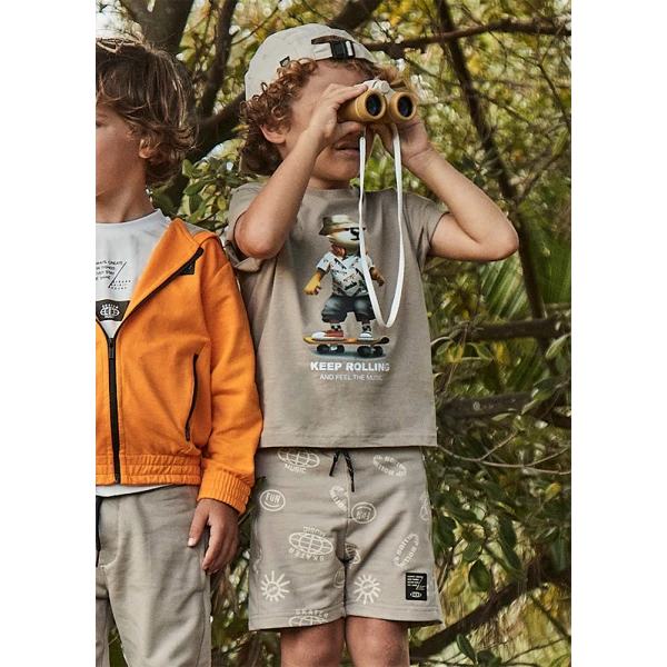 MAYORAL BERMUDA SHORTS ATHLETICS BROWN 