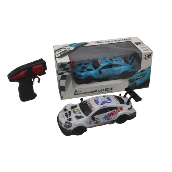RW RC RACING CARS ΤΗΛΕΚΑΤΕΥΘΥΝΟΜΕΝΟ ΑΥΤΟΚΙΝΗΤΟ 1:24 MERCEDES AMG C 63 DTM ΓΑΛΑΖΙΟ