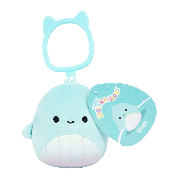 SQUISHMALLOWS PLUSH KEYCHAIN 9 cm W12 - SHAH THE WHALE