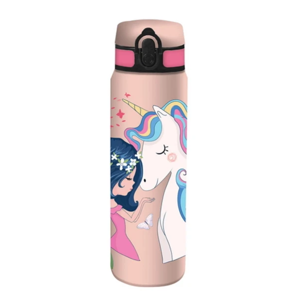 MUST TEAM STAINLESS STEEL WATER BOTTLE 600ml 7Χ23 cm FOR BOY AND GIRL - 4 DESIGNS