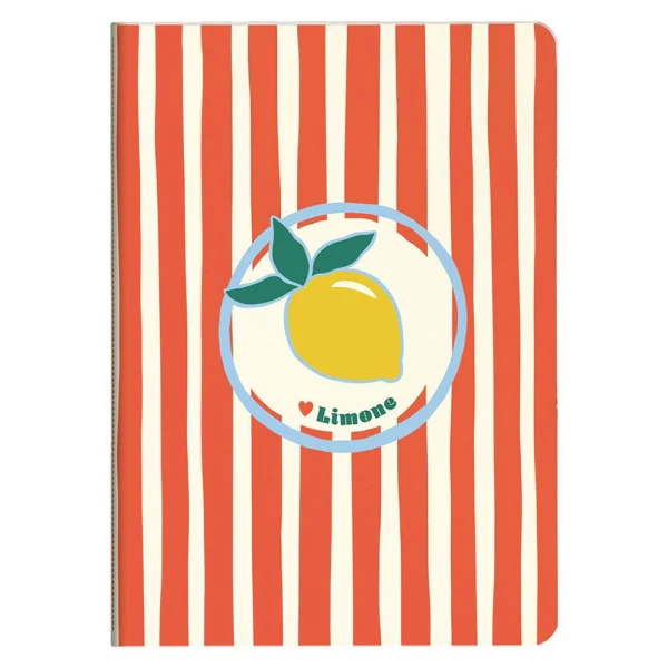 D. AMORE A5 RULED STAPLED NOTEBOOK - 3 DESINGS