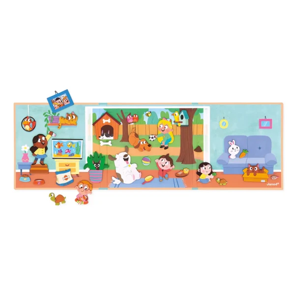 JANOD MAGNETIC BOOK PETS STORIES FOR 3+