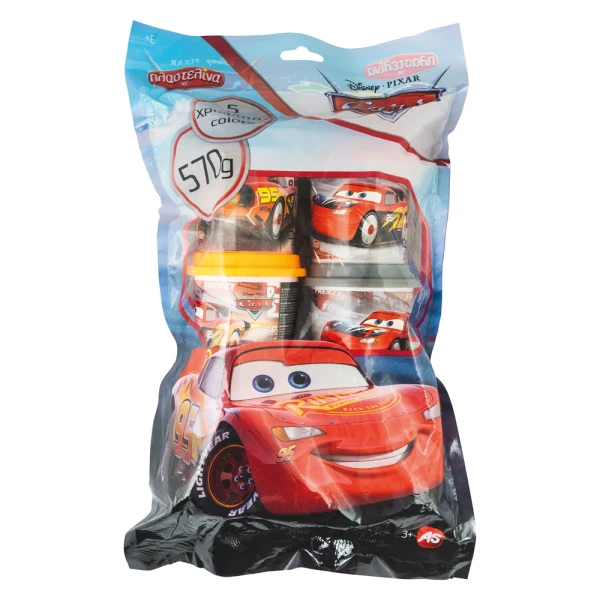 AS ΠΛΑΣΤΕΛΙΝΗ DISNEY CARS ΣΑΚΟΥΛΑΚΙ ΜΕ 5 ΒΑΖΑΚΙΑ ΚΑΙ ΚΑΠΑΚΙΑ ΚΑΛΟΥΠΑΚΙΑ 570GR ΓΙΑ 3+ ΧΡΟΝΩΝ
