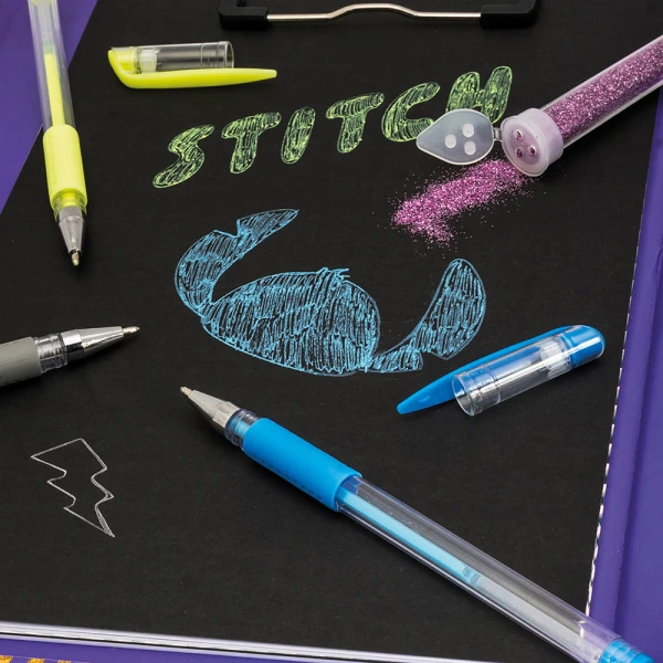 HAPPIHOBBI ART JOURNAL FLUO ΣΤΥΛΟ STITCH