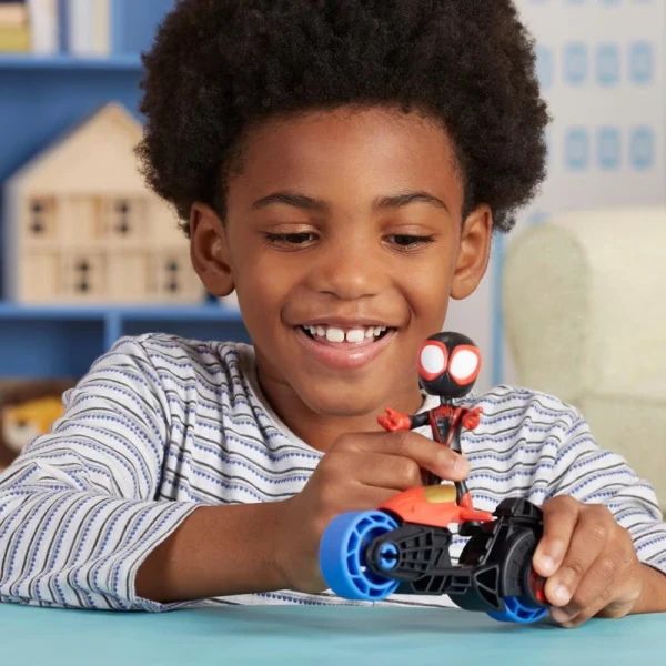 SPIDEY AND HIS AMAZING FRIENDS MILES MORALES ΜΕ ΜΟΤΟΣΥΚΛΕΤΑ