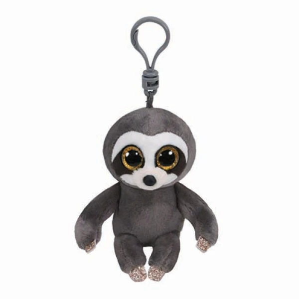 TY BEANIE BOOS PLUSH SLOTH GREY 8.5 cm WITH CLIP