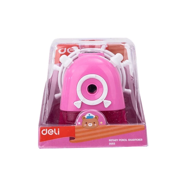 DELI METAL SINGLE SHARPENER - 4 COLOURS