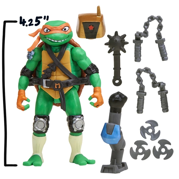 TMNT FIGURE 12 cm MIX & MATCH - MICHELANGELO