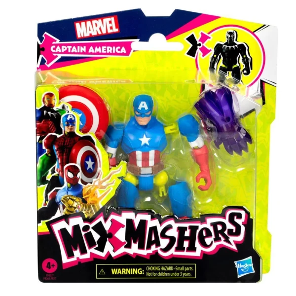 AVENGERS MIXMASHERS BASIC FIGURE CAPTAIN AMERICA