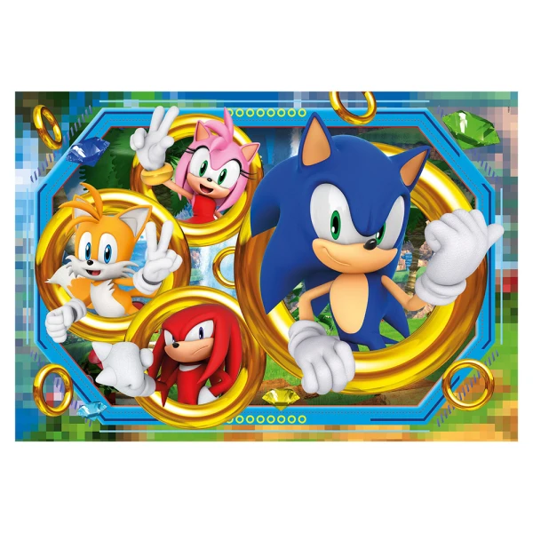 CLEMENTONI ΠΑΙΔΙΚΟ ΠΑΖΛ SUPER COLOR SONIC 180 ΤΜΧ