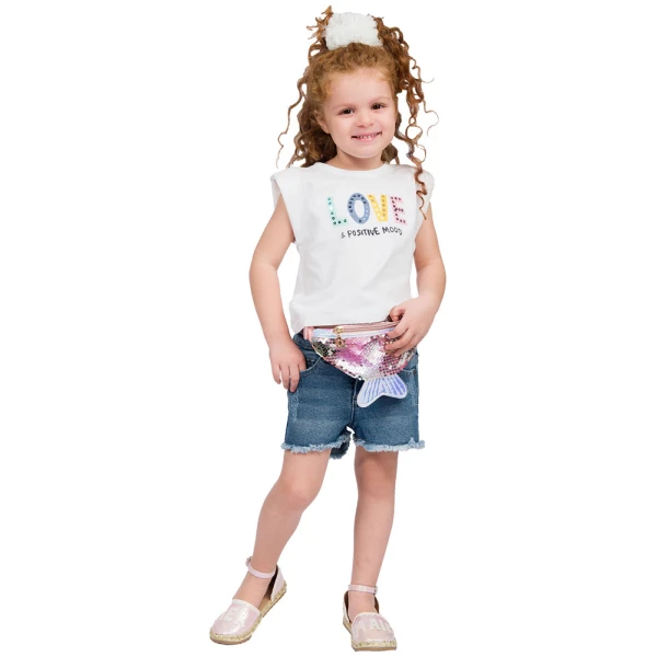ENERGIERS GIRL BLOUSE WHITE