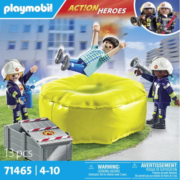 PLAYMOBIL CITY ACTION FIREFIGHTER WITH AIR PILLOW
