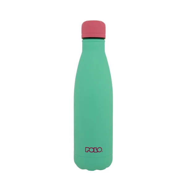 POLO 2026 STAINLESS STEEL THERMOS 500ml CYAN-DARK FUCHSIA