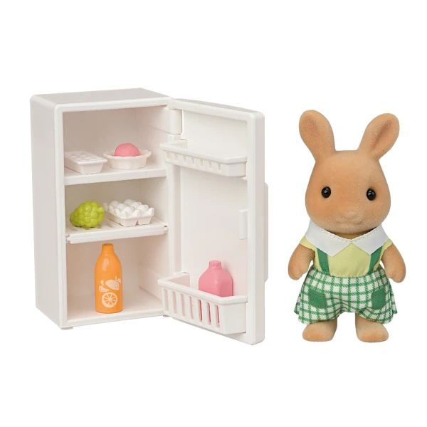 THE SYLVANIAN FAMILIES SUNNY RABBIT BOY\'S REFRIGERATOR SET