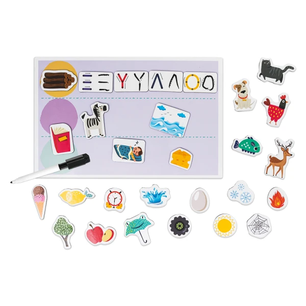 HAPPIHOBBI LEARN TO WRITE 72 EDUCATIONAL PAPER MAGNETS FOR AGES 5+