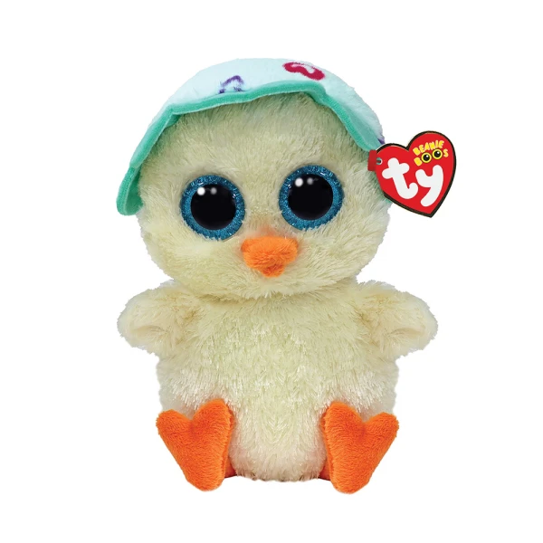 TY BEANIE BOOS PLUSH 15 cm CHICK WITH HAT