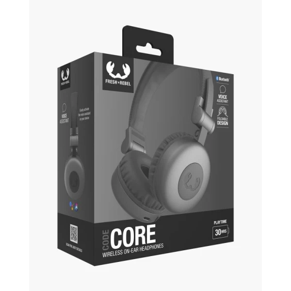FRESH n REBEL ΑΣΥΡΜΑΤΑ ΑΚΟΥΣΤΙΚΑ CODE CORE STORM GREY